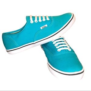 turquoise vans shoes